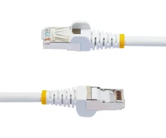 Startech.com 1.5 m Cat6a kabelis - Lszh mažai dūmų be halogenų - 10 gigabitų Rj45 Lan kabelis - Sftp jungiamasis kabelis - baltas - Cat6a instaliacinis kabelis - ekranuotas tinklo kabelis / ethernet kabelis (nlwh-150