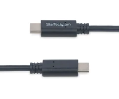 Startech.com 2m 6 pėdų usb c kabelis - m/m - usb 2.0 - usb-if sertifikuotas - usb-c įkrovimo kabelis - usb 2.0 type c kabelis, juodas