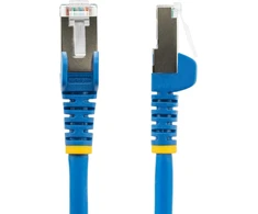 Startech.com 5 m cat6a kabelis - lszh mažai dūmų be halogenų - 10 gigabitų rj45 lan kabelis - sftp patch kabelis - mėlynas - cat6a instaliacinis kabelis - ekranuotas tinklo kabelis / ethernet kabelis