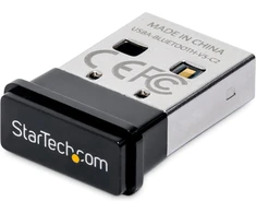 Startech.com usb bluetooth 5.0 adapteris, adapteris/dongle pc/kompiuteriui/nešiojamam kompiuteriui, bt adapteris/stick ausinėms, aux imtuvas, windows 10/linux (usba-bluetooth-v5-c2), pilkas