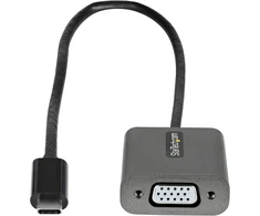Startech.com Usb-c į Vga adapteris - 1080p Usb Type-c į Vga monitoriaus vaizdo keitiklis, Usb-c donglas, suderinamas su Thunderbolt 3 - 30 cm prijungtas kabelis - patobulinta versija Cdp2vga (cdp2vgaec)