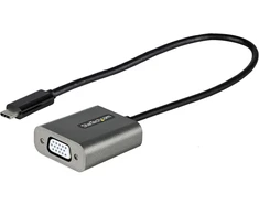 Startech.com Usb-c į Vga adapteris - 1080p Usb Type-c į Vga monitoriaus vaizdo keitiklis, Usb-c donglas, suderinamas su Thunderbolt 3 - 30 cm prijungtas kabelis - patobulinta versija Cdp2vga (cdp2vgaec)