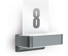 Steinel L 820 Ihf Connect lauko sieninis šviestuvas, antracito spalvos, Led namo numeris, 160° judesio daviklis, jungiamas, valdomas programėle, aliuminis, 12,5 W