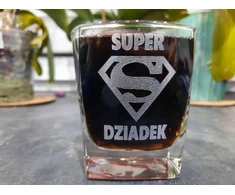 Stiklinė su graviruote seneliui, Super senelis