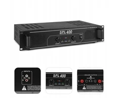Stiprintuvas 2x 200w 4 Ohm Rca Led 19'' 2u Skytec