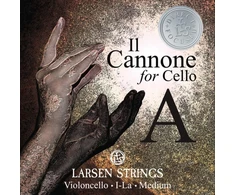 Stiprintuvas Larsen Strings Il Cannone Il Cannone A plieninės tiesaus ir fokusuoto garso violončelės stygos