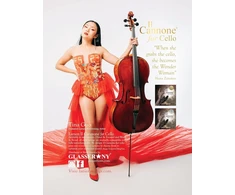 Stiprintuvas Larsen Strings Il Cannone Il Cannone A plieninės tiesaus ir fokusuoto garso violončelės stygos
