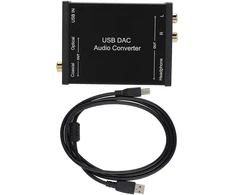 Stiprintuvas Usb į dac garso keitiklis usb į dac gv‑023 skaitmeninis į analoginį dac garso keitiklis usb garso plokštė