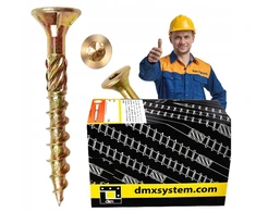 Stogo konstrukcijų medvaržčiai Domax 4,5x40 kūginiai Torx 200vnt Cs 45040