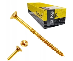 Stogo konstrukcijų medvaržčiai kūginiai 4x80 torx tx20 5kg Domax