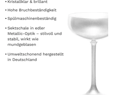 Stölzle Lausitz Elements auksinės spalvos taurės šampanui, 6 vnt., 230 ml - stilingos taurės idealiai tinka šampanui ir putojančiam vynui - auksinės spalvos šampano fleitos pagamintos iš bešvinio krištolo stiklo - galima plauti indaplovėje ir atsparios sm
