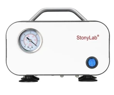 Stonylab Membraninis vakuuminis siurblys, kompaktiškas bealyvis vakuuminis siurblys-slėgio siurblys su 10 l/min siurbimo galia filtravimo distiliavimo laboratoriniam darbui 110–220 v