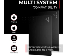 Storite išorinis nešiojamas kietasis diskas 200 gb su usb 3.0 išorine atsargine duomenų saugykla, greitas duomenų perdavimas, tinkamas pc, mac, windows, žaidimams, nešiojamam ir staliniam kompiuteriui (juodas)