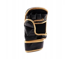 Stormcloud Mma sparingo pirštinės Lynx, juodai auksinės, S dydis