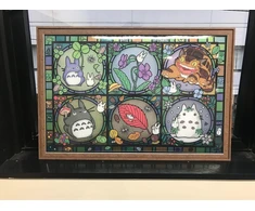 Studio Ghibli via Bluefin ensky Mano kaimynas totoras Season's Tidings didelė Artcrystal dėlionė (1000-ac012) - oficiali Studio Ghibli produkcija
