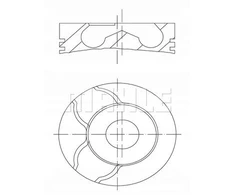 Stūmoklis Mahle 022 01 00