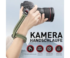 Sunya kameros riešo dirželis su greito atleidimo reguliuojamu kameros dirželiu įvairiems riešams, itin lengvas paracord juostos riešo dirželis dslr