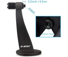 Svbony Sv111 žiūronų trikojo adapteris, universalus metalinis tvirtinimo laikiklis su neslystančiu pagrindu ir 1/4 colio sriegio anga žiūronams prijungti paukščių stebėjimui