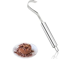 Sviesto volelis, sviesto formavimo įrankis iš nerūdijančio plieno su pakabinimo kilpele 23 cm, sviesto peilis, šokolado sūris, sviesto skustuvas, sviesto garbanojimo peilis, sviesto trintuvas pyragų dekoracijoms