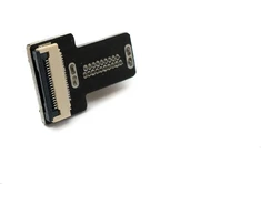 System-s Fpv adapteris moteriška į hdmi 1.4 vyriškas kabelis kampu pilkas, skirtas hdtv multicopter