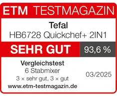 Tefal Quickchef+ Hb672830 2-in-1 rankinis trintuvas