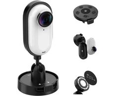 Telesin magnetinis laikiklis, skirtas Insta 360 Go3/go3s, laikiklis su 360° besisukančia galvute, lanksčiai fiksuojamas kampas, veiksmo kameros priedas, skirtas Insta 360 Go3/go3s