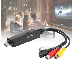 Televizorius Av į hdmi adapterio kabelis iš vyriško į moterišką rca įvesties hdmi keitiklio kabelį 1080p hd keitiklio kabelio išvesties vaizdo garso adapteris vyriškas komponentas, skirtas tv vcr dvd, palaiko pal ntsc