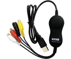 Televizorius Docooler Usb 2.0 Uvc vaizdo įrašymo plokštė, vhs į skaitmeninį konverteris, vaizdo įrašymo dėžutė palaiko cvbs ir s video įvestį, konvertuoja vhs/dvd, vaizdo grotuvą, vaizdo kamerą, žaidimų grotuvą į pc/nešiojamąjį kompiuterį