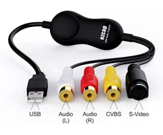 Televizorius Docooler Usb 2.0 Uvc vaizdo įrašymo plokštė, vhs į skaitmeninį konverteris, vaizdo įrašymo dėžutė palaiko cvbs ir s video įvestį, konvertuoja vhs/dvd, vaizdo grotuvą, vaizdo kamerą, žaidimų grotuvą į pc/nešiojamąjį kompiuterį