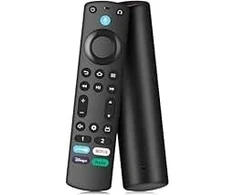 Televizorius Pakeičiamas balso nuotolinio valdymo pultas, tinkantis fire amz smart tv cube, tv stick, tv stick lite, tv stick 4k, tv stick 4k max, insignia/toshiba/pioneer fires smart tv