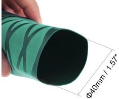 Termiškai susitraukiantis vamzdelis 40mm, 2:1, žalias, 0.5m