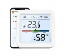 Termometras temperatūros ir drėgmės jutiklis wifi tuya smart life