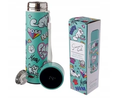 Termosas-gertuvė su termometru Simon's Cat 450ml