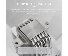 Thermalright Ba120 Cpu oro aušintuvas, 6 šilumos vamzdeliai, tl-c12c pwm tylus ventiliatorius cpu aušintuvas su s-fdb guoliais, 154 mm aukščio, skirtas am4/am5/intel 1700/1851/1150/1151/1155/1156/1200, pc aušintuvas