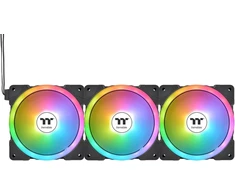 Thermaltake Swafan Ex12 Argb ventiliatorius | Baltas | 3 vnt. komplektas