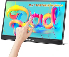 Thinlerain 15,6 colių nešiojamas jutiklinis monitorius Usb C 1920 x 1080p Ips ekranas Hdmi išplėstiniai monitoriai nešiojamas kelioninis monitorius, skirtas Pc išmanusis telefonas nešiojamas kompiuteris windows 7 8 10
