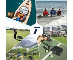 Thurso Surf Paddle Board priedų aušinimo krepšys, skirtas Sup irklentei, tinklinis viršutinis krepšys, izoliuotas, neperšlampamas, nešiojamas, 10 skardinių