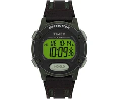 Timex Expedition Cat5 vyriškas laikrodis 41 mm odinis dirželis Tw4b24400, ruda, Expedition Cat