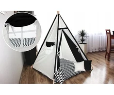 TIPI WIGWAM PALAPINĖ VAIKAMS, 3 PAGALVĖS + DOVANA