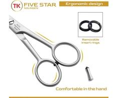 Tk five star solingen® signature professional 6 colių itin aštrios plaukų kirpimo žirklės barzdos žirklės plaukų kirpimo žirklės