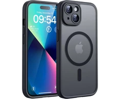 Tocol dėklas, skirtas iphone 13, magsafe, pilna kameros apsauga, atsparus smūgiams, atsparus įbrėžimams, permatomas galinis dangtelis, magnetinis telefono dėklas, skirtas iphone 13, juodas