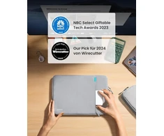 Tomtoc 360° nešiojamas kompiuterio dėklas, skirtas 16 colių Macbook Pro M4/m3/m2/m1 Pro/max (2024–2019) A3403 A3186 A2991 A2780 A2485 A2141, Asus Vivobook 16 nešiojamam kompiuteriui, nešiojamojo kompiuterio krepšys su priedų krepšiu