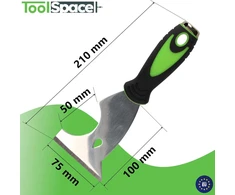 Toolspace 15-in-1 daugiafunkcinė mentelė, universalus sprendimas, keli įrankiai vienoje mentelėje, mentelė, mentelė, butelių atidarytuvas, ašmenų plotis, smailus dažytojo glaistiklis, sienų glaistiklis