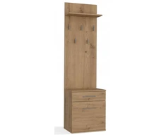 Top E Shop Pakaba + batų spintelė Duo ąžuolas artisan 180x50x35 cm prieškambaris