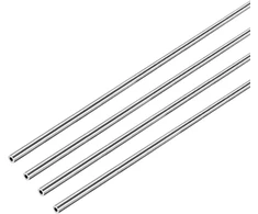 Top-vigor 4 vnt. 304 nerūdijančio plieno vamzdžių metalinis vamzdis 4 mm išorinis skersmuo 1 mm sienelės storis 250 mm ilgio besiūlis tiesus amatams baldams mašinoms