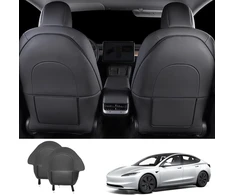 Topabyte apsauginis dangtis tesla modelis 3 modelis y modelis s modelis x galinėms sėdynėms, apsauga nuo žingsnių, kilimėliai vaikams, sėdynės atlošo apsauga, sėdynės apsauga, vaikiškos sėdynės atlošo apsauga, priekinis žingsnis