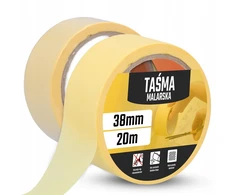 Touch Up 2x Dažymo juosta popierinė 38 mm 20 m maskavimo uv atskyrimui spalvų stipri
