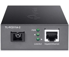 Tp-link gigabitinis wdm medijos keitiklis, automatinis derinimas, praplečia šviesolaidinį atstumą iki 2 km, plug and play (tl-fc311a-2)