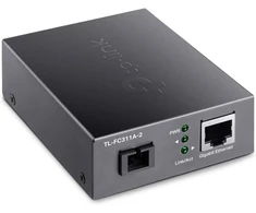 Tp-link gigabitinis wdm medijos keitiklis, automatinis derinimas, praplečia šviesolaidinį atstumą iki 2 km, plug and play (tl-fc311a-2)