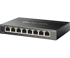 Tp-link tl-sg608e 8 prievadų gigabitinis easy smart valdomas tinklo jungiklis (plug and play, metalinis korpusas, qos, igmp snooping, vlan, centralizuotas valdymas, energiją taupantis)